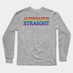 Alternative Straight (Pride Colors) Long Sleeve T-Shirt